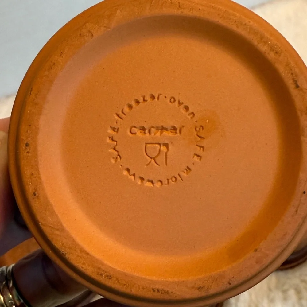 Set of 8~ 4oz Cermer glazed Terracotta ramekins